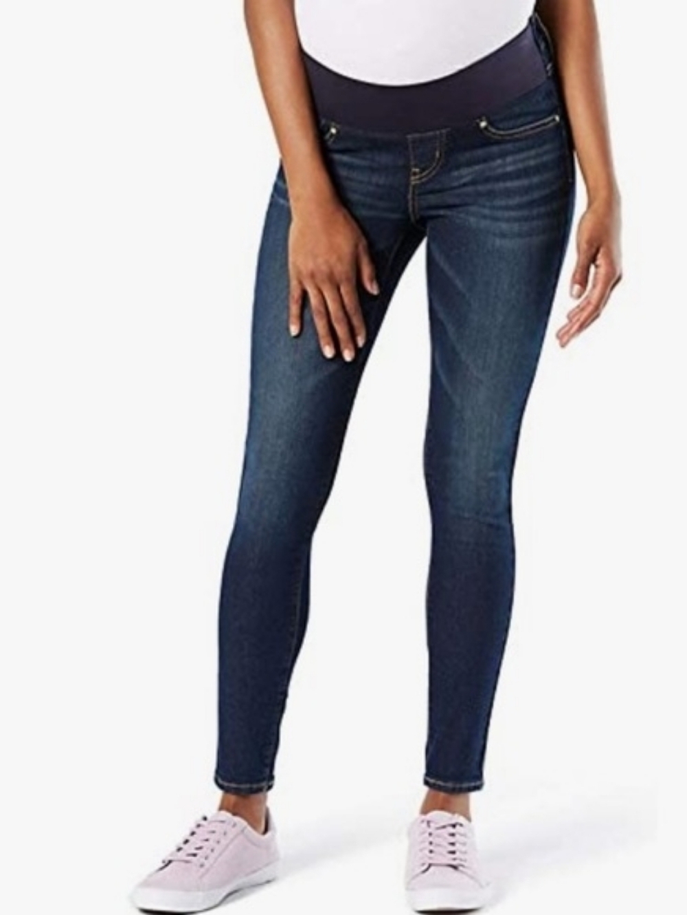 Levi Strauss Signature Gold Jeans Women's M Maternity Baby Bump Skinny NWT